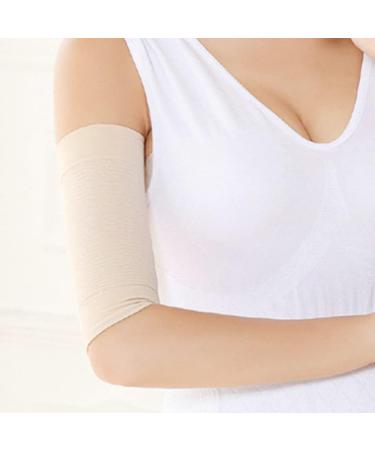 Arm Slimming Shaper Wrap for Flabby Arms - Compression Sleeve Pair in Khaki | Yoga Clothing for All Sizes - Buy Online on GoSupps.com