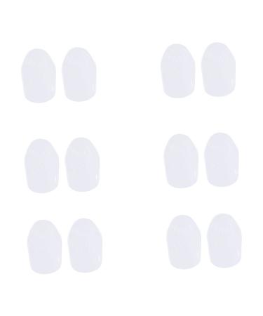 FOMIYES 12 Pairs Heel Pad Shoe Inserts for Women Silicone Shoe Insoles Plantar Insoles Heel Inserts for Women Invisible Forefoot Pad High Increased Sole Pad