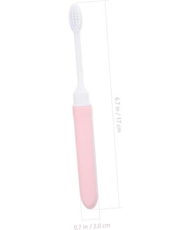 Homsfou 5-Stage Travel Toothbrush Case - Collapsible Manual Toothbrush Box for Pregnant Women - Bulk Art Fiber Travel Accessory - Buy Online on GoSupps.com