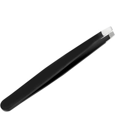 Guvkeug Set of 4 tweezers for DIY eyebrows anti-static stainless steel tweezers beauty tool black - Buy Online on GoSupps.com