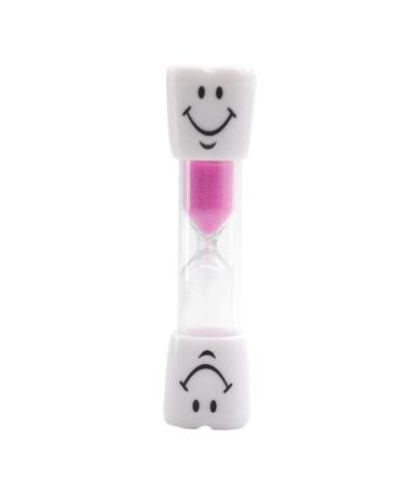 AKORD Children's Toothbrush Sandglass Sandtimer Pink 2 Minutes