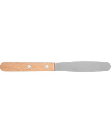 Premium Stainless Steel Gypsum Spatula with Wooden Handle Ideal Mixing Knife for Dental Materials & Accessories - Buy Online on GoSupps.com