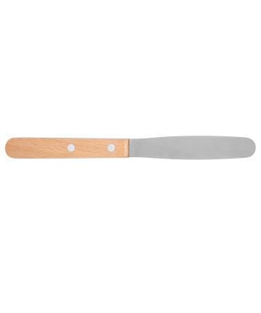 Gypsum spatula made of stainless steel wooden handle mixed mixing spatula accessories mixed knife for dental materials wooden handles metal mixing knives impression materials