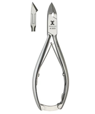 Professional Toenail Clippers Stainless Steel for Light to Very Strong and Thick Toenails - Sharp - Head Cutter Straight Cutting Surface - 2001