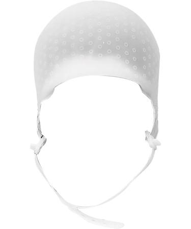Bright Hair Coloring Highlighting Hat Cap for Glamorous Home Highlights Insta-ready Hairdressing Cap Tool for Unforgettable Hair Dye Sessions DIY Highlight Cap Featuring White - Buy Online on GoSupps.com
