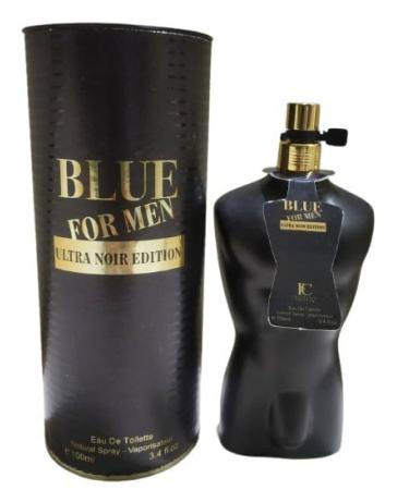 BLUE FOR MEN ULTRA NOIR EDITION Eau de Toilette 3.4 fL. Oz. Amber fragrance for men.