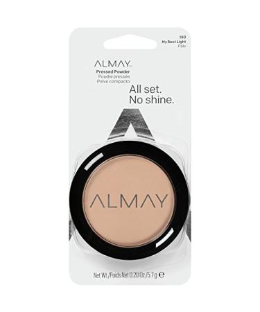 Almay Pressed Powder - Hypoallergenic & Fragrance-Free Skin Tone Matching 100 My Best Light 0.20 Oz - Shop Worldwide - Buy Online on GoSupps.com