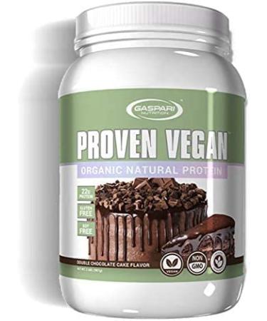 Gaspari Nutrition Proven Vegan - Double Chocolate Cake - 2 Lbs - Buy Online on GoSupps.com