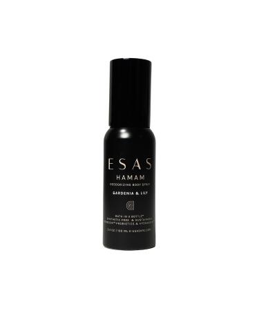 ESAS Hamam Organic Deodorant Body Spray 3.4 oz (Gardenia & Lily) Gardenia and Lily