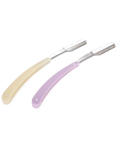Professional Barber Razor 2 Pack - Portable Folding Manual Facial Beard Care for Salons & Hairdressers - International Shipping - Buy Online on GoSupps.com