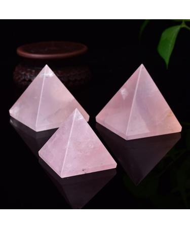 Natural Crystal Rough Natural Crystals Rose Quartz Pyramid Crystal Stone Wands - Buy Online on GoSupps.com