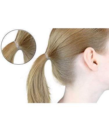 Transparent Hair Ties - Mini Small Elastic Hair Ties (300pcs) for Kids' Hairstyles Weddings & More | International Shipping - Buy Online on GoSupps.com