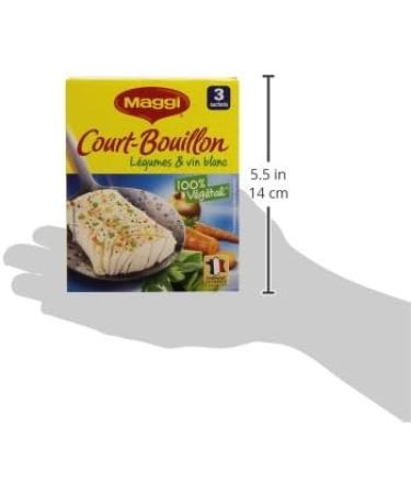 Maggi Court - Bouillon L gumes & Vin Blanc (3 Sachets) - 150g - Buy Online on GoSupps.com