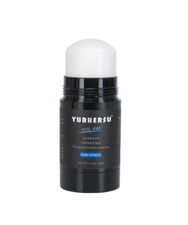 YURHERSU Natural Deodorant for Men | Long-Lasting Aluminum-Free Fresh Scent Gentle on Skin Effective Odor Protection - Buy Online on GoSupps.com