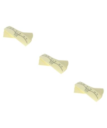 Ipetboom 300 Pcs Eyebrow Pencil Transparent Stickers Tools Microblading Measuring Tool Disposable