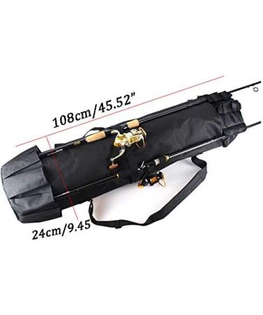 GOODTY Fishing Pole Bag - Oxford Fabric Fishing Rod Organizer and Travel Carry Case - Buy Online on GoSupps.com