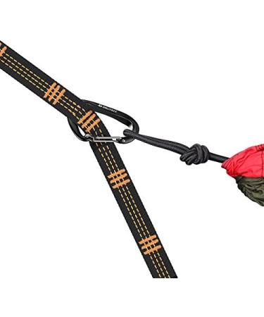 Brotree Carabiner Hooks - 1200kg Heavy-Duty Screw Lock Perfect for Hiking Camping & Fishing - 2 Black Wire Gate Key Rings - Buy Online on GoSupps.com