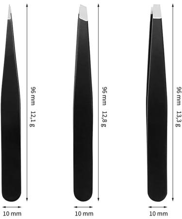 Buy Econtal Sloping Lace Tweezers Set for Precise Hair Plucking - International Shipping Available - Buy Online on GoSupps.com