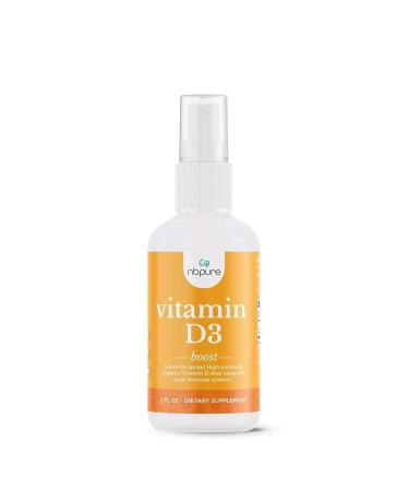 nbpure Vitamin D Liquid Vitamin D3 Supplement Spray 2 Ounce