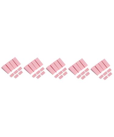FRCOLOR 5pcs 3 Nail Gradient Sponge French tip Nail Tool Polish Transfer Sponge Mini applicator Wedges Gradient Shaped Nails sponges Gradient Sponge Nail Art Beauty kit Soft Sponge Simple 4.5x2cmx5pcs
