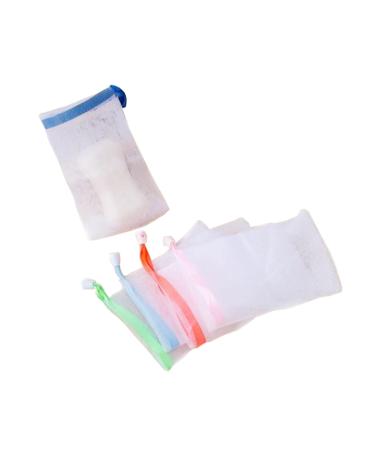 BIUDECO 5pcs Net Soap Holder Foaming Net Soaps Foam Net Soap Soap Pouches