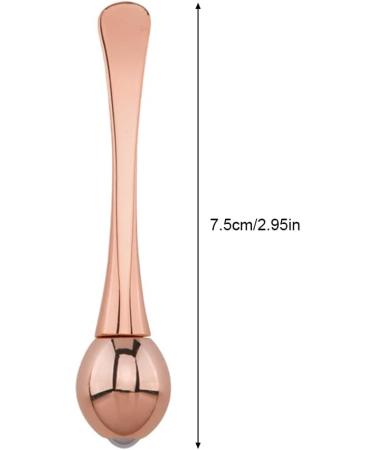 Bokioesde Portable Eye Swelling Relief Roller Massager - Manual Cream Applicator for Spa Relaxation & Beauty | Ros Gold - Buy Online on GoSupps.com