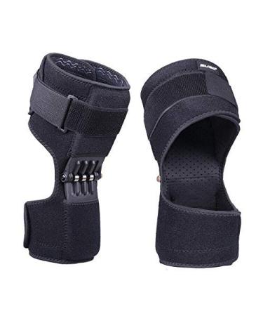 2U2O 2 PCS Knee Protection Booster  Joint Support Spring Knee Stabilizer Pad  Power Lift Knee Brace for weak Legs Old Cold Leg Sports Training Squat