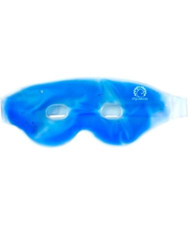 Reusable Gel Eye Mask for Puffy Eyes, Migraine, Headache, Stress Relief - Blue - Buy Online on GoSupps.com