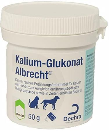 Albrecht Dechra - Potassium Gluconate Supplementary Feed for Cats and Dogs 50g
