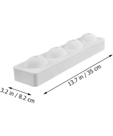 HOMSFOU Brownie Pan with Dividers Silicone Sphere Biscuit Molds Baking Round Dessert Molds Baking Silicone Molds Chocolate Dessert Silicone Cake Molds Bakery White Silica Gel Mousse Pie 3D - Buy Online on GoSupps.com