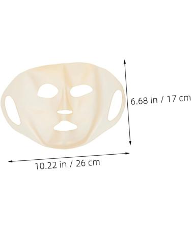 Mipcase 18pi ces Couvertures Silicone Pour Masques Faciaux R utilisables Support Pour Masques Optimise Absorption Des Soins Peau De Silicone Transparent Dor  - Buy Online on GoSupps.com
