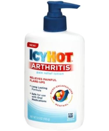 Icy Hot Arthritis Pain Relief Lotion - 5.5 oz | Fast-Acting Relief - Buy Online on GoSupps.com