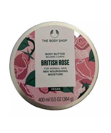 British Rose Body Butter 96H Nourishing Moisture 400 ML 13.5 Oz Tub