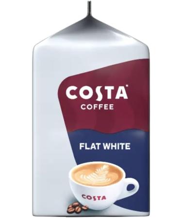 Tassimo Costa Flat White Coffee Pods x6 (Pack of 10 Total 60 Drinks) - Buy Online on GoSupps.com