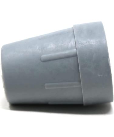 fiXte Heavy Duty Rubber Ferrule Tips with Metal Washer for 25mm Poles - Grey (Pack of 2) - Buy Online on GoSupps.com