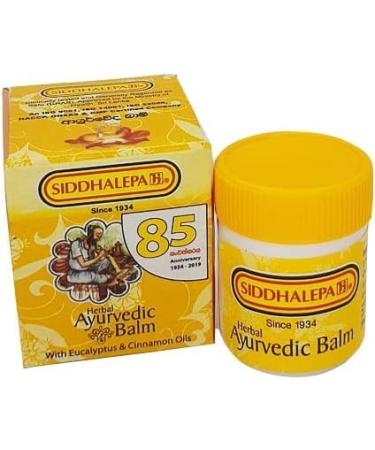 Hettigoda Industries Siddhalepa Ayurvedic Herbal Balm 50g 10g x 5 pices the best way to relieve aches and pains - Buy Online on GoSupps.com
