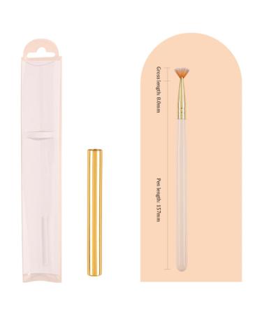 Japanese White Gold Rod Nail Pen Set - 12 Sizes Nail Brush Pen Set for Manicure