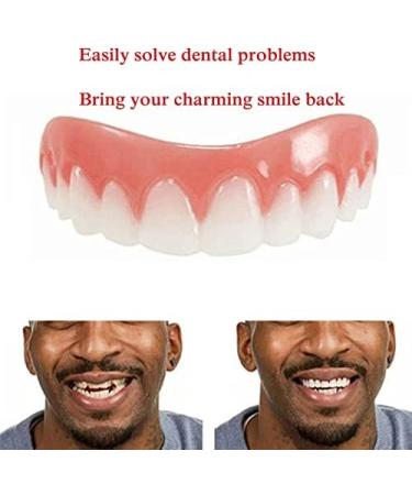 Yangyangda Adjustable Snap-On Tooth Replacement | Temporary Tooth Veneers for Confident Smiles - Upper Teeth Restoration - Buy Online on GoSupps.com