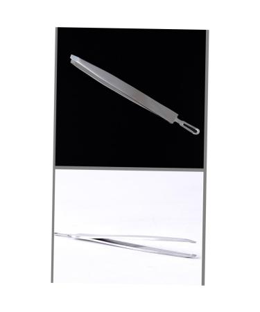 Didiseaon 1pc Lash Stainless Steel Eyebrow Makeup Clip Eyebrow Trimming medium Silver