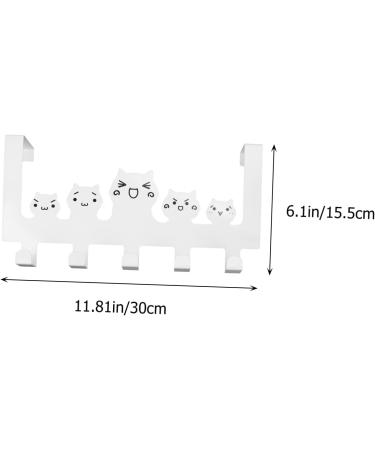 Cabilock Hook up Purse Hanger Purse Hooks Towel Hanger Animal Hook Rack Punch- Hook Coat Hook Ordinary 30X15.5CM White - Buy Online on GoSupps.com
