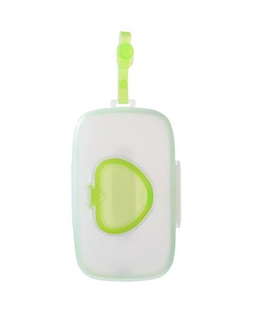 MILISTEN Wet Wipes Dispenser Box 1Pcs Baby Wipe Box Wet Wipe Container Wet Wipe Storage Box Wet Wipe Keep Wipe Fresh Napkin Dispenser Tool for Travel Outdoor (Green) Wipe Dispenser