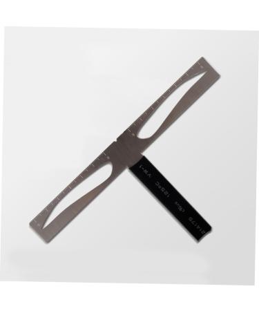 FOMIYES 2pcs Brow Stencils Eyebrow Drawing Tool Eyebrow Ruler Stencil Template Suite Balance - Buy Online on GoSupps.com