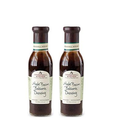 Stonewall Kitchen Maple Bacon Balsamic Dressing, 11 Ounce (Pack of 2)