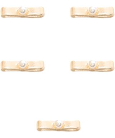 5Pieces Ballets Bows Nail Metal Nail Studs Bows Ribbon Nail Rivets Nails Art Jewels for Nails Art Designs Metal Nails Art Studs - Buy Online on GoSupps.com