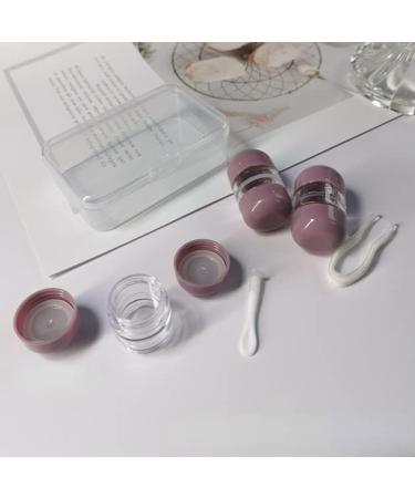 Miedeon Travel Contact Lens Case - 4 Stylish Pink Containers for Fashionable Lens Storage - Buy Online on GoSupps.com