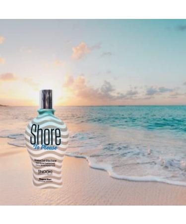Snooki SHORE TO PLEASE Tanning Bed Lotion - Indoor/Outdoor Tan White DHA Bronzer & Odor Eliminators | 12 oz - Buy Online on GoSupps.com