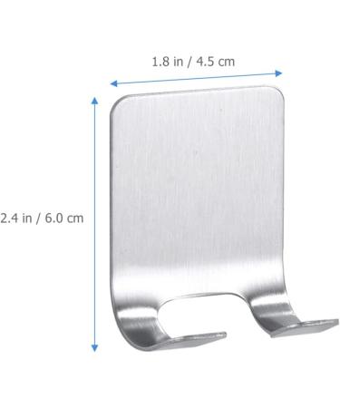 Lurrose Stainless Steel 6th Shaver Holder - High-Performance Bathroom Organizer & Shower Hook for Razors | Utility Storage Hooks - Buy Online on GoSupps.com