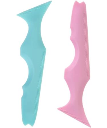 FOMIYES 10 Pcs Silicone Beauty Ruler Eyeliner Pencil Silicone Eyeliner Stencils Eyebrow Guide Stencils Bevel - Buy Online on GoSupps.com