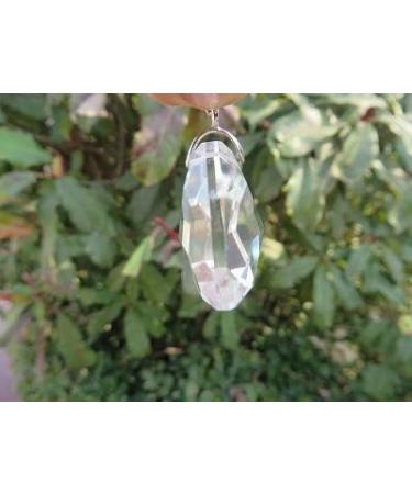 13g Clear Quartz Crystal Flower of Life Pendant Natural Reiki JZIGTDEM - Buy Online on GoSupps.com