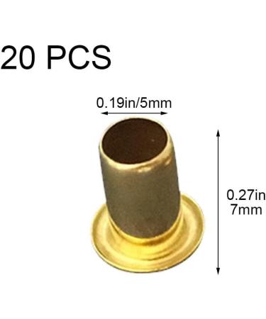 Candle Wax Buttonhole Kit 20pcs Metal Candle Eyelet Grommets DIY Scented Candle Tablets Making Tool Accessories - Buy Online on GoSupps.com